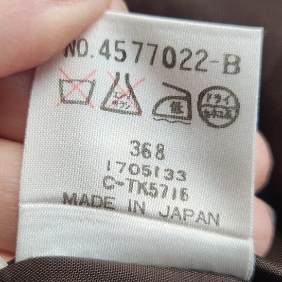 Leilian Original Japanese Designer Wool Jacket Women’s SZ LG Chocolate Brown EUC - Picture 14 of 16